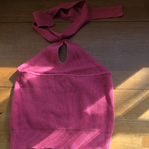 Pink Halter Top - Picture 2 of 3